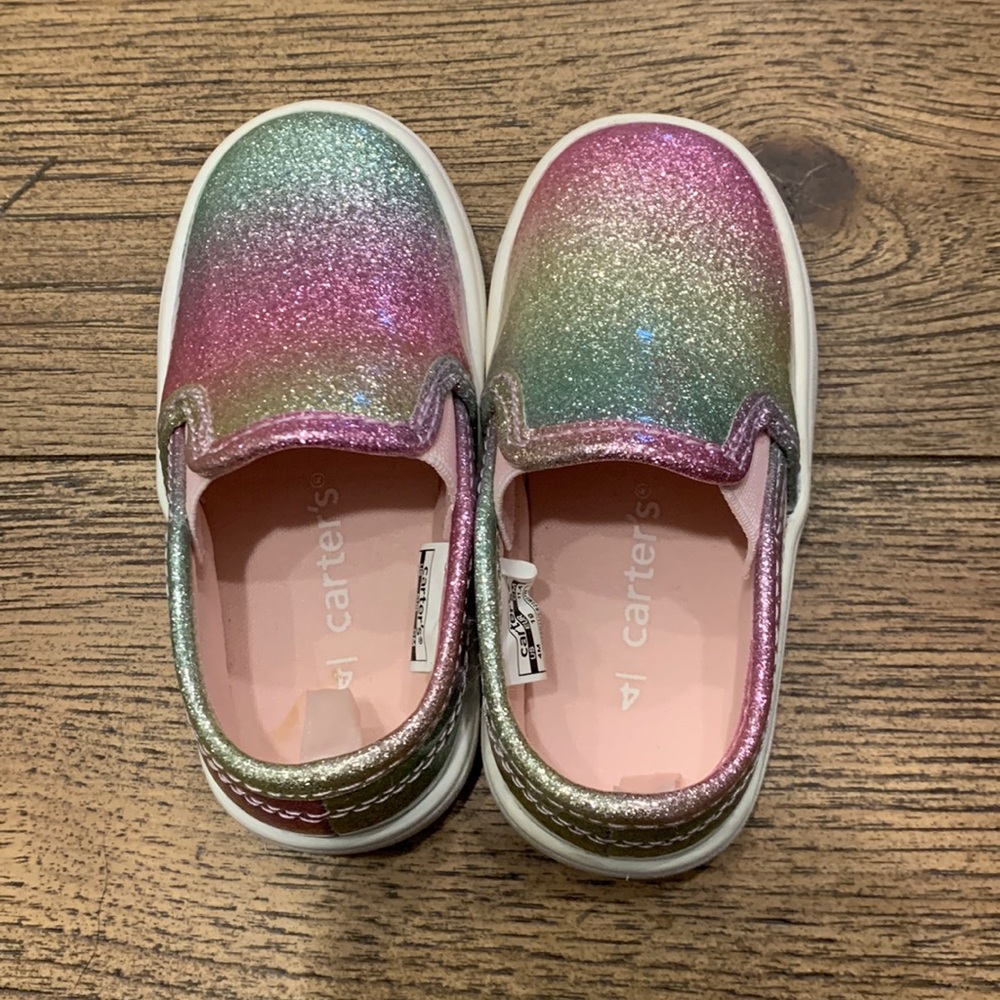 2/$15 Carter’s Sparkle Shoes NWOT